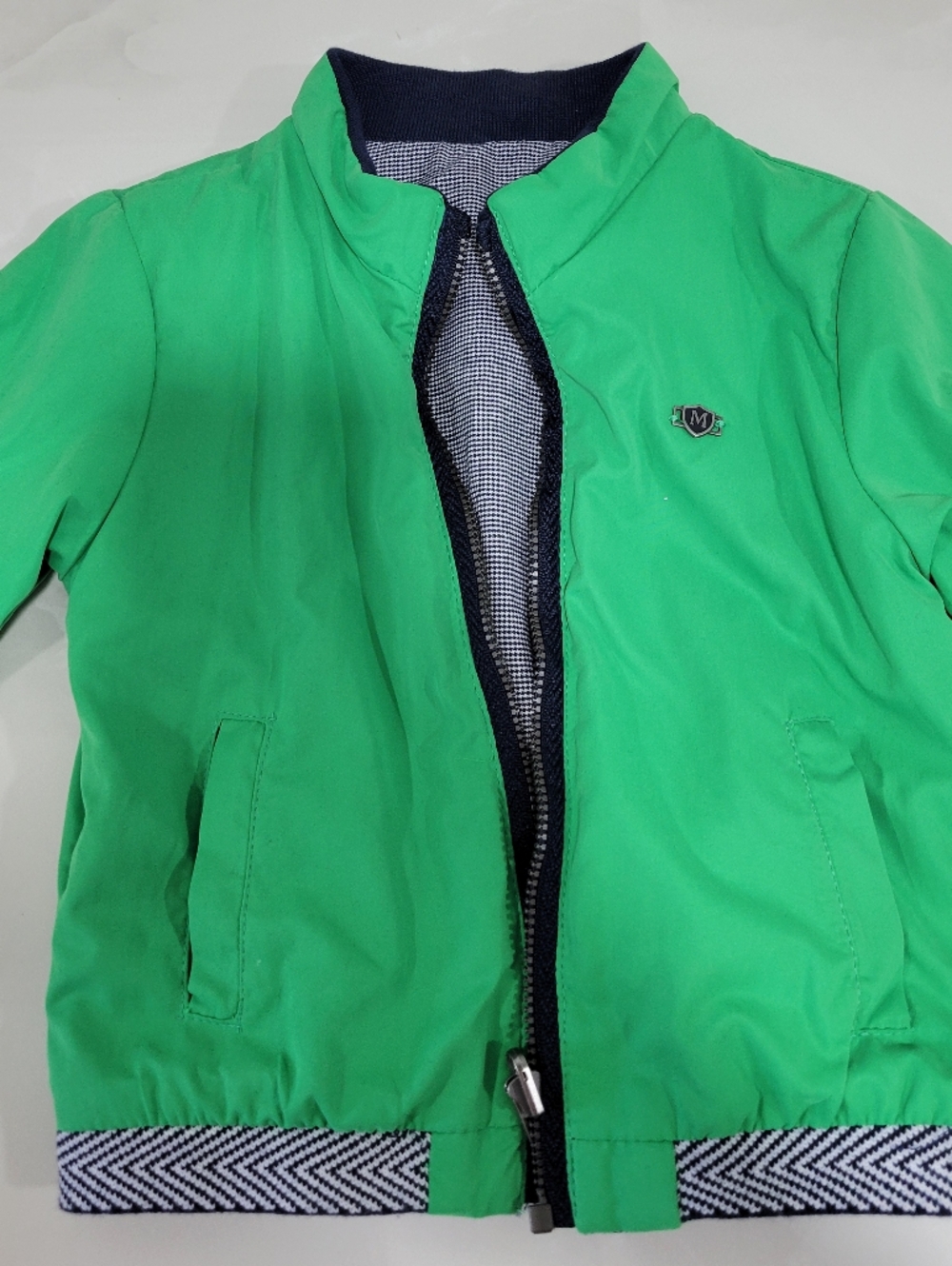Mayoral Boys Reversible Blue And Green Jacket
